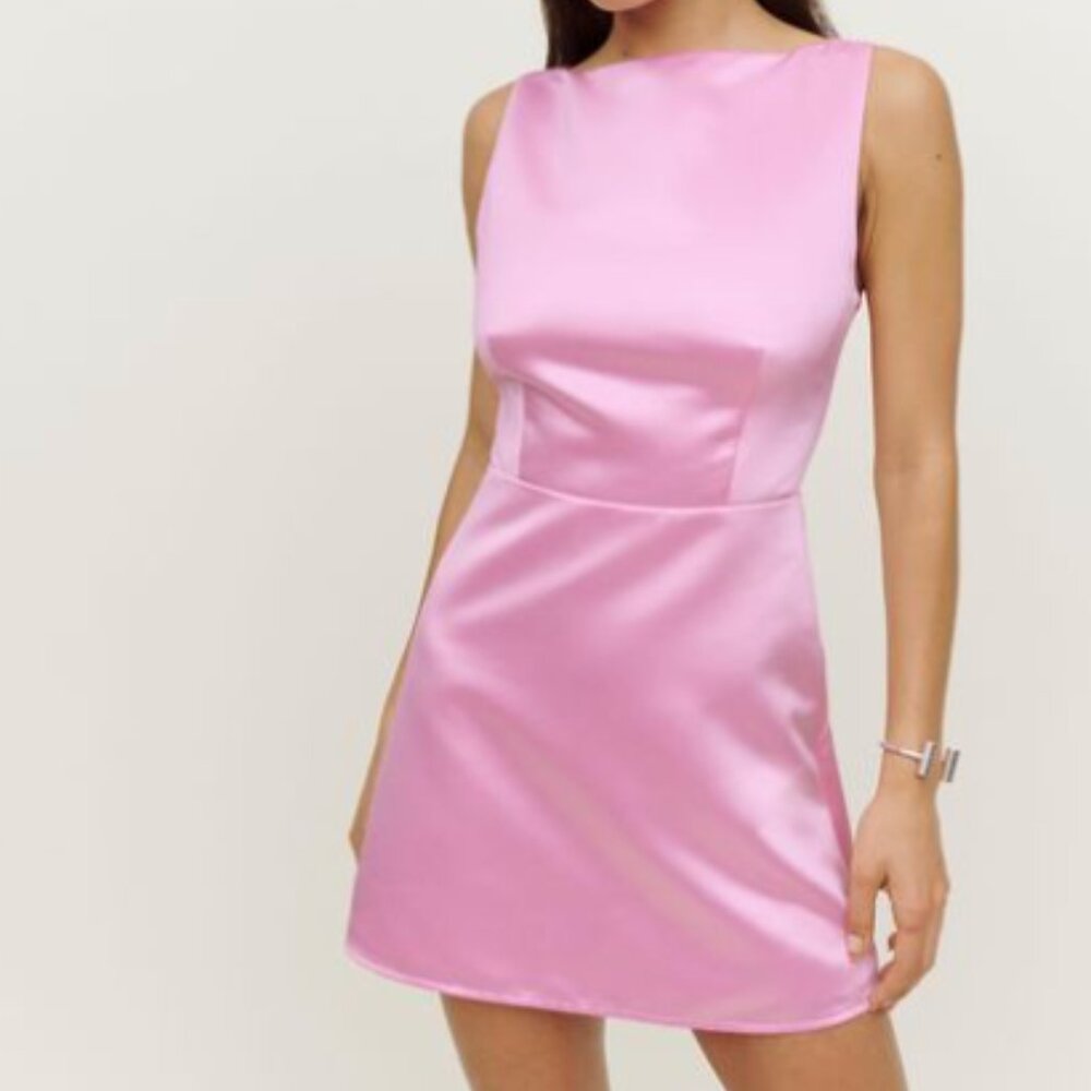 Reformation Zenni Dress - Pink - Size 6